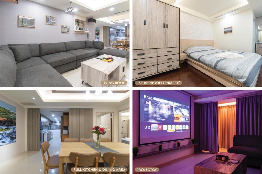 3B2b Warm Cinema Home 4 Min to Xinyi Anhe MRT 三房二衛 投影機 4分到信義安和站