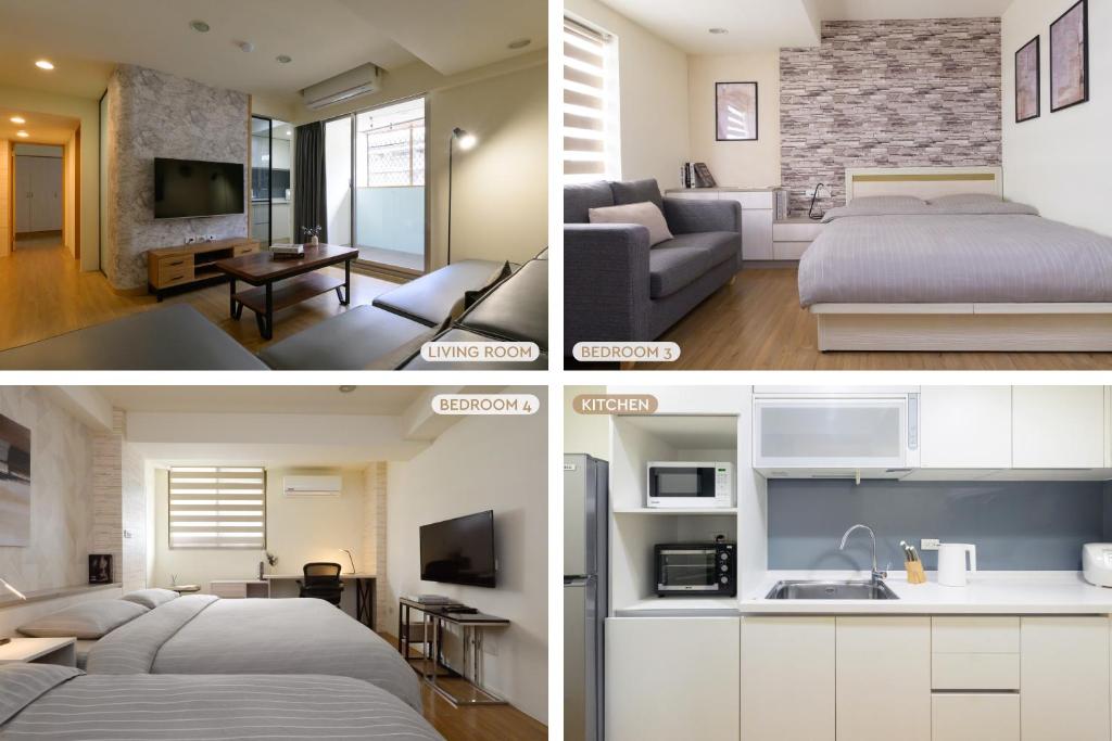 Three Master Bedrooms 4B4b Home 1min to SYS MRT 三主臥4房4衛 1分到國父紀念館站